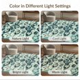 thumbnail image 7 of ODIKA 9'x12' Washable Area Rug Non-Slip, Chair-Friendly Felt Turtle Wave Marine Nautical Underwater Coral Reef Ocean Flowing Dynamic for Dining Room, Basement, Large Office, 7 of 7