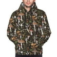 thumbnail image 4 of Hoodies for Men - Mushroom garnish A Long Sleeve Comfrt Men'S Fashion Hoodies & Sweatshirts, Sweatshirts for Men Hoodies Pullover Clothing Clothes with Pouch, 4 of 7