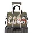thumbnail image 2 of FORMRS 16" Laptop Bag Carrying Sleeve Case with Handle Travel Shoulder Briefcase, Cute Snowmen, 2 of 8