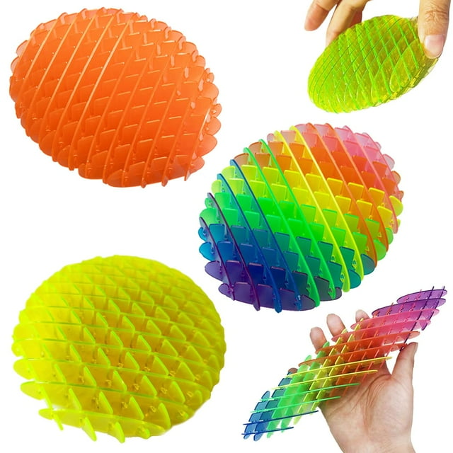 Mini Fidget Toys 3 piezas-Fidget Worm Toy Alivio del estrés Fidget Toys para niños y adultos Juguetes de malla elástica Sensorial Slug Fidget Toy Resistencia Fidget Toys Juguetes para aliviar la ansie