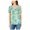 Blue - green, variant on I.N.C Womens Floral Cold Shoulder Blouse, Blue, Large