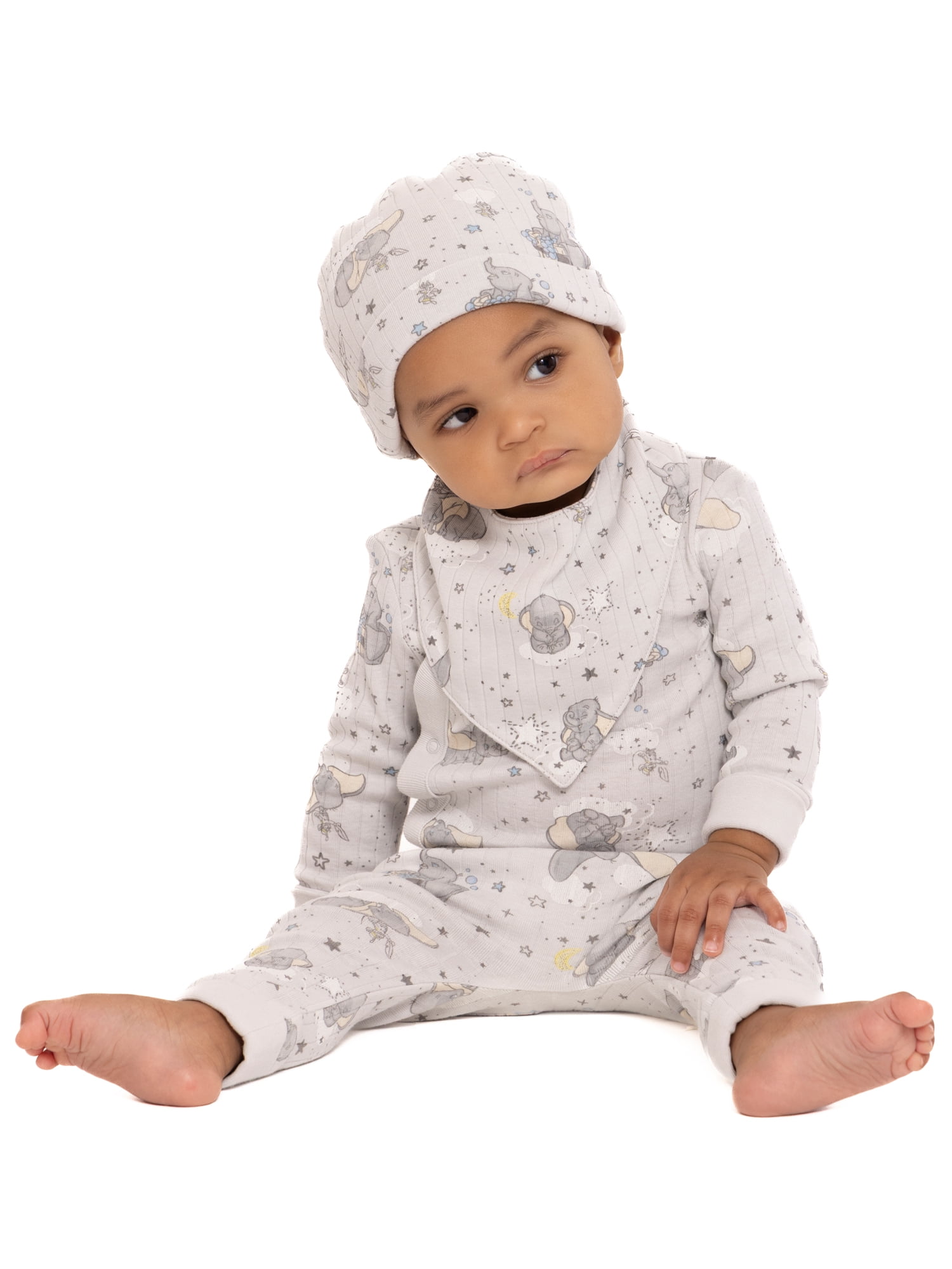 Disney Baby Wishes and Dreams Character Baby Allover Print Take Me Home Set, 4-Piece, Sizes Preemie-6/9 Months