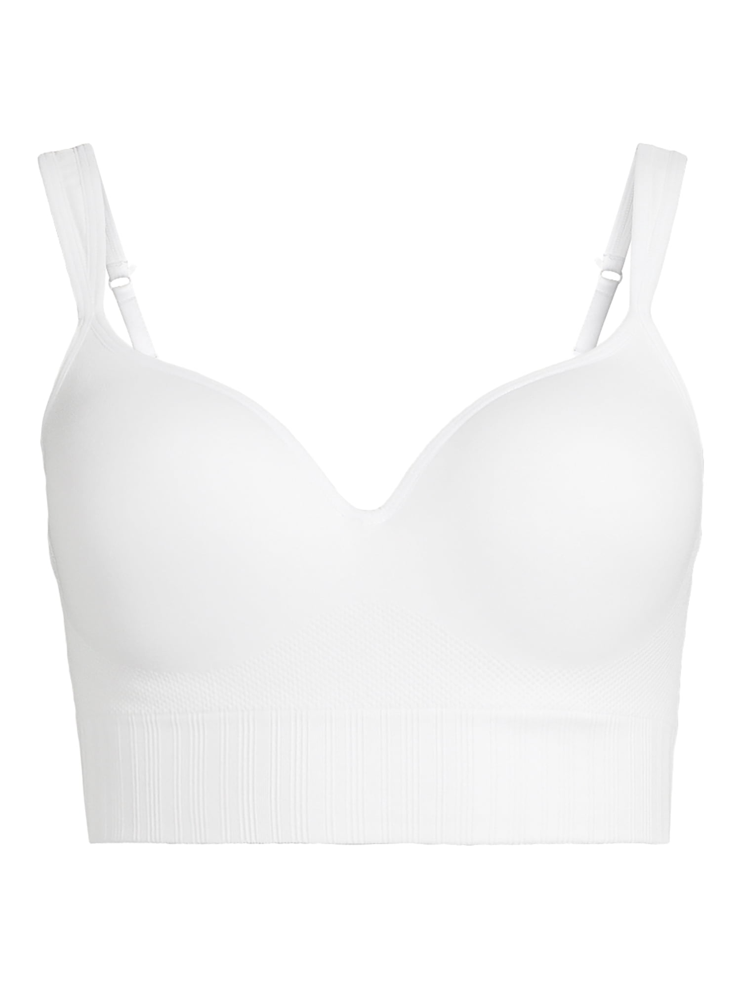 Avia Women's Medium Support Molded Plunge Sports Bra, Sizes S-XXXL