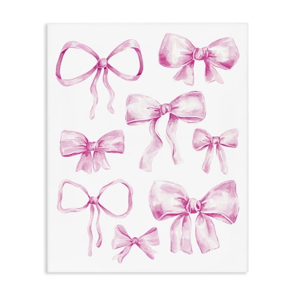 Stupell Industries Glam Coquette Bow Collection Canvas Art, 16 x 20, by Bethany Sandoval