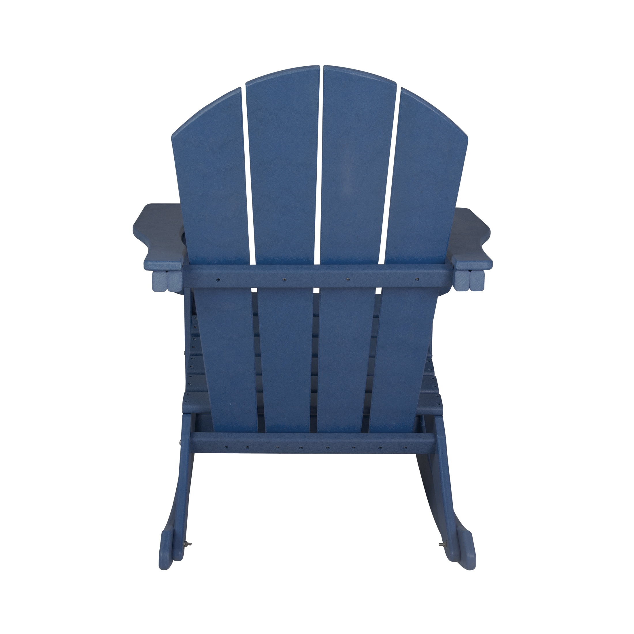 GARDEN Outdoor Adirondack Rocking Chairs for Patio (Set of 4), Navy Blue