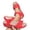 #1Red, variant on Byworldtasic Women's Comfort Wedge Sandals Open Toe Hook and Loop Adjustable Strap Platform Walking Sandals