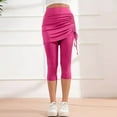 thumbnail image 5 of REALiKUN Women Tennis Golf Skorts Capris Gym Tennis Yoga Pants Leggings with Drawstring Skirts, 5 of 8