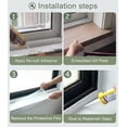 thumbnail image 4 of Black 80x12cm Window Sill Protector 5x4 Inch, 4 of 5