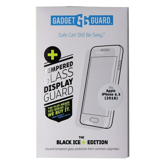 Gadget Guard (Black Ice ) Clear Glass Screen Protector for iPhone XS Max