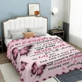 thumbnail image 5 of Daughter Gifts from Dad, Mothers Day Birthday Gifts for Daughter Adult, Graduation Gifts for Daughter, Father Daughter Gifts, Daughter Blanket from Dad 80"x60", 5 of 6
