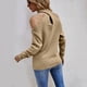 thumbnail image 4 of Sudadera con estampado de Navidad Gibobby para mujer Caqui L, 4 of 5