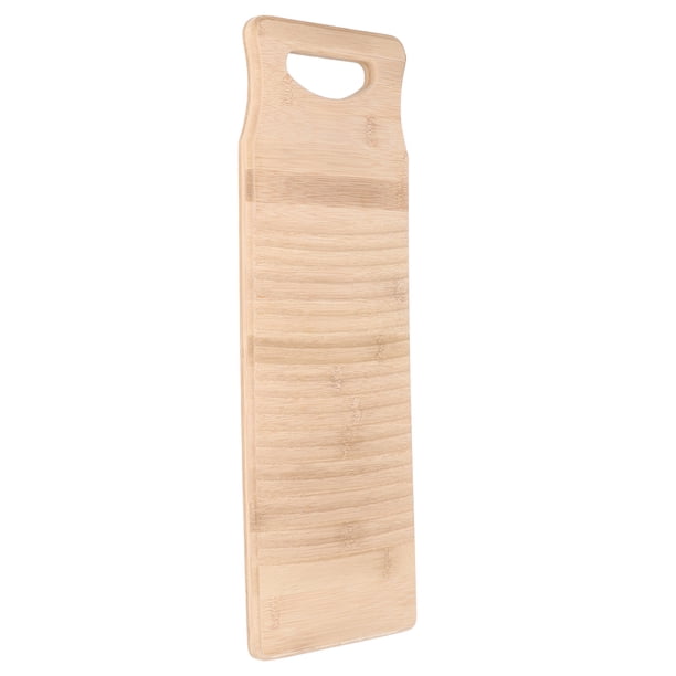 Tabla De Lavar De Bambú De Bambú, Color Madera, Aproximadamente 19,7 Pulgadas De Largo, Bambú Natural Grueso, Resistente Al Desgaste, Tabla De Lavado Resistente Y Duradera