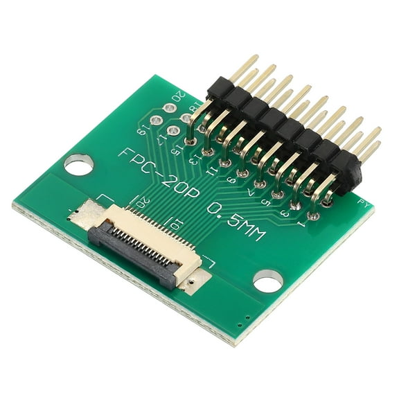 Uxcell FFC FPC Connector Board 16 Pin 0.5mm 2.54mm to 1.0mm 2.54mm DVD PCB Converter Board