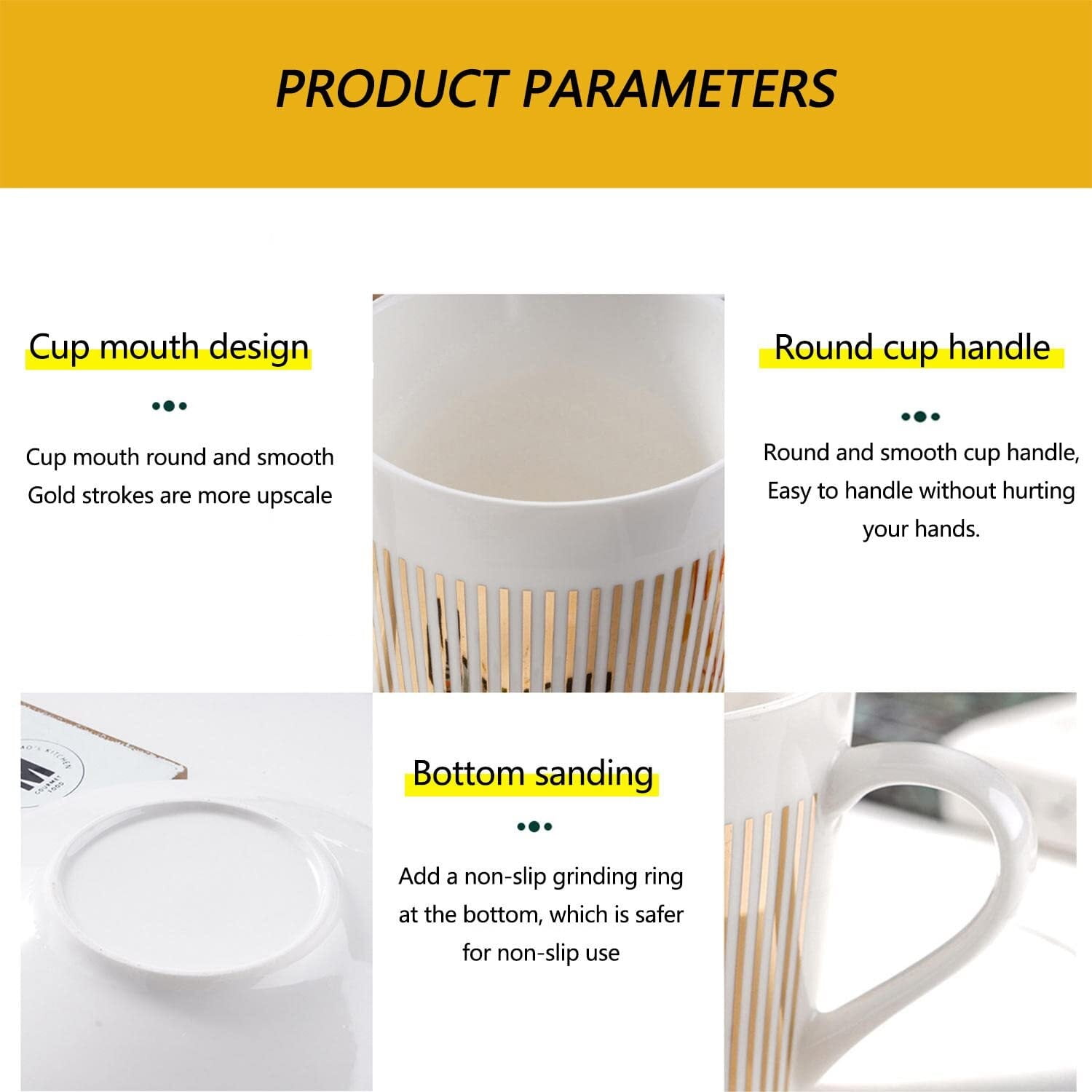 Horse Coffee Mug - Dynamic Rotating Mirror Cup Set for Cappuccino, Espresso, Tea & Coffee