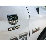 Chroma Graphics 041703 Ram Logo Shield & Text Aluminum Decal