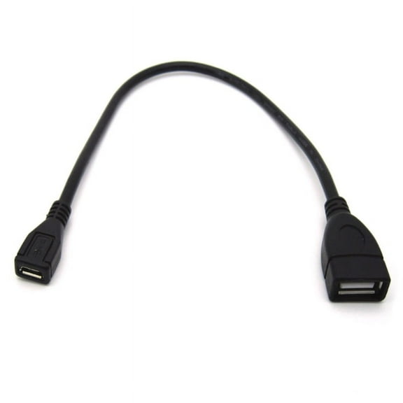 USB 2.0 Female to Micro USB Female Adapter USB 2.0 Charger Cable Data Transfer Converter Adapter USB Extension Cable