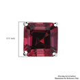 thumbnail image 5 of Rhapsody Asscher Cut AAAA Rubellite 2.40 ctw Solitaire Stud Earrings in 950 Platinum Gifts, 5 of 5
