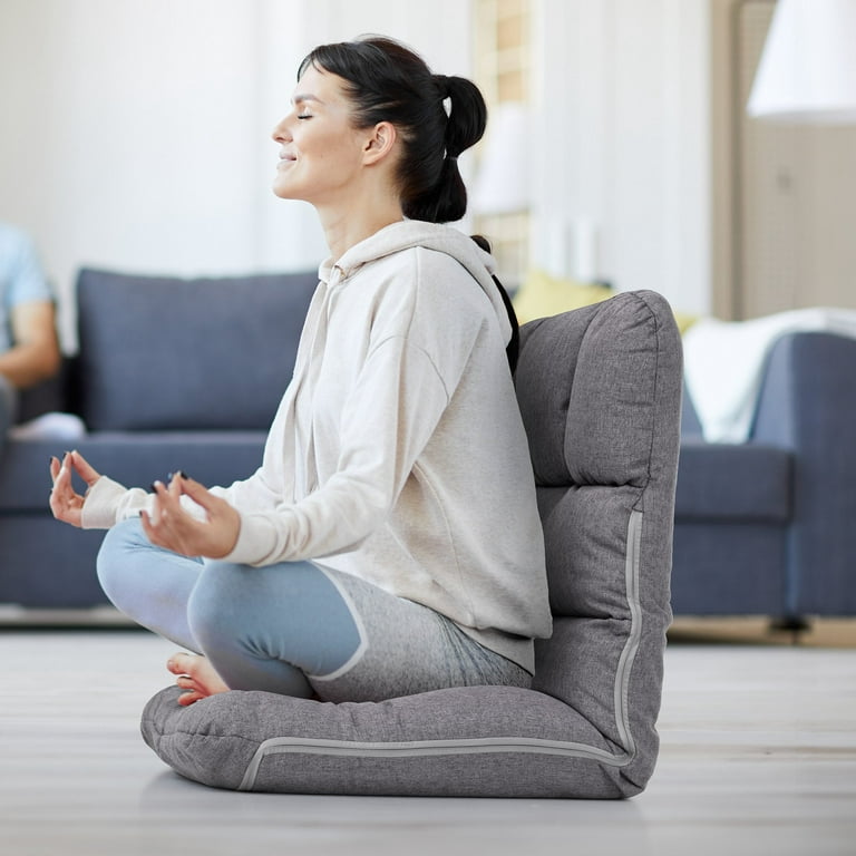 Pellabant Adults Foldable Floor Chair Adjustable Lazy Sofa