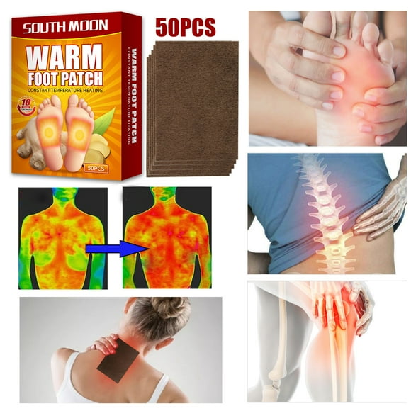 DPTALR 50Pcs Pain-Relief Ginger Patch Muscle Aches Soreness And Joint Pain Stiffness