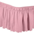 thumbnail image 1 of teapwant Solid Color Bedding Elastic Bed Apron Proof Bedspread Non Slip Bed Skirt *pink, 1 of 8