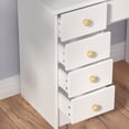 thumbnail image 7 of Vanity Set with 5 Drawers and Shelves, Makeup Dressing Table with Mirror, White, 7 of 7