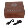 thumbnail image 2 of Altavoz inalámbrico de madera caja de sonido multifuncional para el hogar reloj despertador control táctil BT 42 altavoz para el hogar dormitorio mesita de noche y, 2 of 8