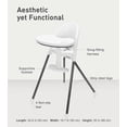 thumbnail image 6 of BABYLUXE HIGH CHAIR SEGLONIA 3-IN-1 FOLDING HIGH CHAIR, 3-POINT HARNESS, 6 of 7