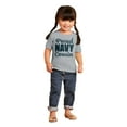 thumbnail image 4 of Proud Navy Cousin Military Family Toddler Boy Girl T Shirt Infant Toddler Brisco Brands 12M, 4 of 6
