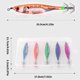 thumbnail image 3 of 1pc/5pcs Shrimp Lure Baits Squid Jig Cuttlefish Hook Jig Hook Saltwater Fishing Tackle Multicolor, 3 of 4