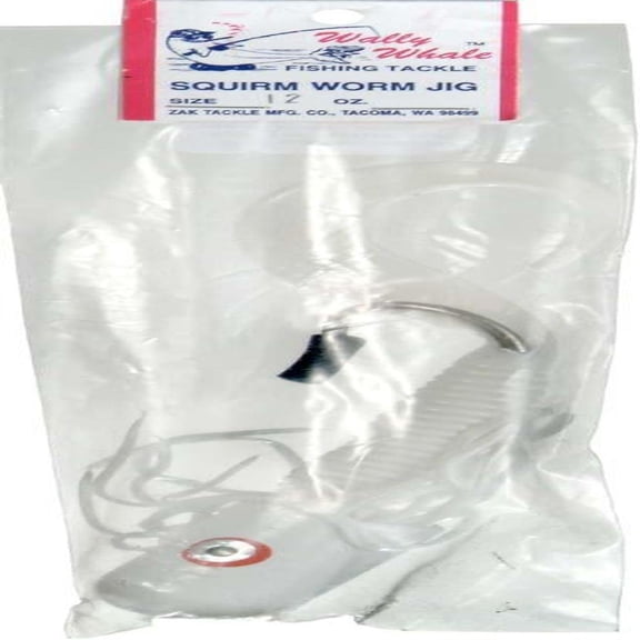 Zak Tackle 12Oz Sqrm WRM Jig White Fishing Products