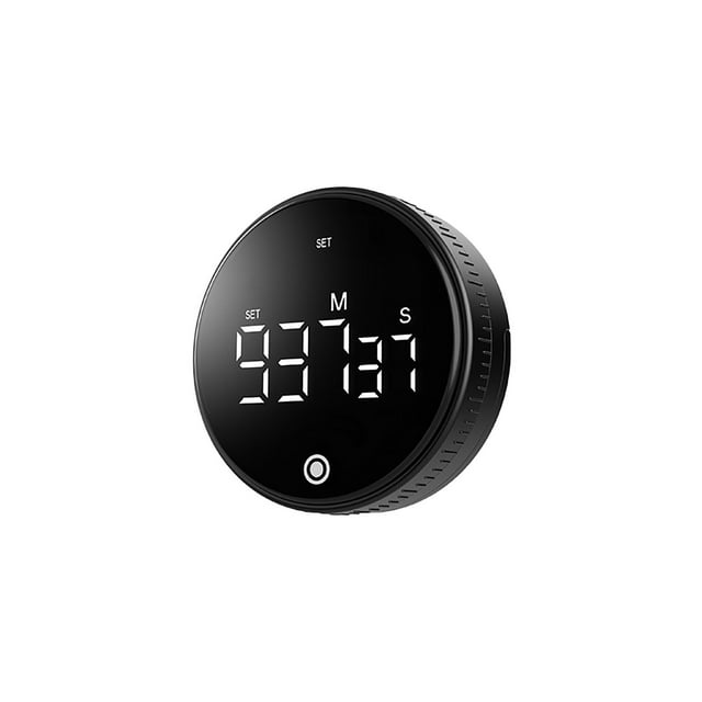 Binwennn Digital Kitchen Timer Countdown Countup Visual Productivity Timer With Large LED Display Smart Timers For Home Gym Ideal For Cooking Baking And Fitness 3 Minute Timer Stopwatch with Timer