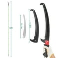 thumbnail image 2 of 30 Ft Manual Pole Saw, Extendable Tree Pruner Blade and Scissors Set with Fiberglass Handles, Long Branch Pruner Retractable for Backyard and Garden, Bush Cutting and Pruning of Palm Trees, Green, 2 of 9