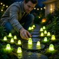 thumbnail image 7 of 2Pcs Luminous Resin Figurines, Halloween Diy Craft Decorations Mini Ghost Figures Glow In The Dark Tiny Statue For Party Home Tabletop Dollhouse Decor, 7 of 7