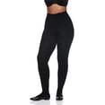 thumbnail image 2 of Women's Berkshire 5046 Easy On Plus Size Thermal Plush Lined Tights (Black 5/6X), 2 of 4