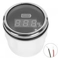 thumbnail image 1 of Battery Meter Battery Monitor Gauge Digital Display Gauge Waterproof Digital Meter Digital Gauge With Alarm 52Mm 2in Battery Digital Gauge Waterproof AntiFog Meter 12V With Smart, 1 of 8