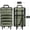 Green, variant on Tool Roll Up Bag, Heavy Duty Tool Bag Organizer with Detachable Tool Pouches & Multiple Pockets, Waterproof Motorcycle Tool Roll for Mechanic & Electrician, Gift for Men Him Dad