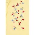 thumbnail image 4 of Forever 21 Floral Embroidered Puff-Sleeve Cardigan, Color-Yellow, Size-M, 4 of 5