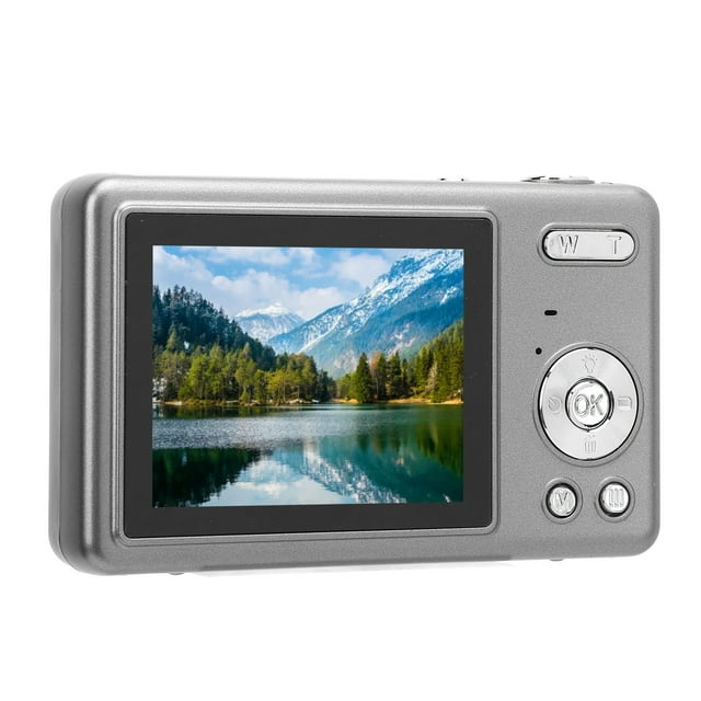 Cámara Digital 4K, Cámara Antivibración Y Disparo De 50 MP, Cámara Compacta Pequeña Para Selfies Con Zoom De 16X, Pantalla De 2,4 Pulgadas, Cámara Pequeña Compacta