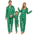 thumbnail image 6 of Avidlove Family Christmas Pajamas Matching Sets Button Down Pajamas Set for Couples and Kids Long Sleeve Festival Party Pjs Loungerwear Warm Sleepwear for Family (Men), 6 of 8