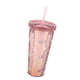 thumbnail image 3 of Tumblers de viaje aislados Gran capacidad Grouge reutilizable reutilización moderna aislada Copa de paja de paja de doble pared para unisex Sailing, 3 of 10