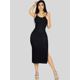 thumbnail image 2 of Vestido De Mujer Midi Casual Stretch Para Diario Y Salida, 2 of 5
