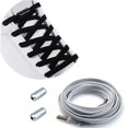 thumbnail image 3 of Elastic Universal Shoelaces Without Tying Adjustable With Metal Closure, 3 of 9