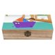 thumbnail image 1 of Charlie y las Formas Caja Organizadora de Madera Rústica - Caja Decorativa Multifuncional para Escritorio, Hogar, Oficina, Joyas y Manualidades, 1 of 6