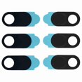 thumbnail image 2 of 3 Pack Metal Camera Lens Cover Privacy Protector Webcam Cover Stickers for Smartphones and Tablets (Silver), 2 of 4