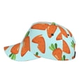 thumbnail image 5 of Disketp Cartoon Carrot Print Baseball Caps For Outdoor Sports Fashion Casual Outdoor Caps Men Women, 5 of 8