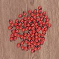 thumbnail image 5 of 100 Pcs Self-Adhesive Ladybugs Wooden Cartoon Ladybugs Shaped Stickers Ladybugs Sponge Stickers, 5 of 7