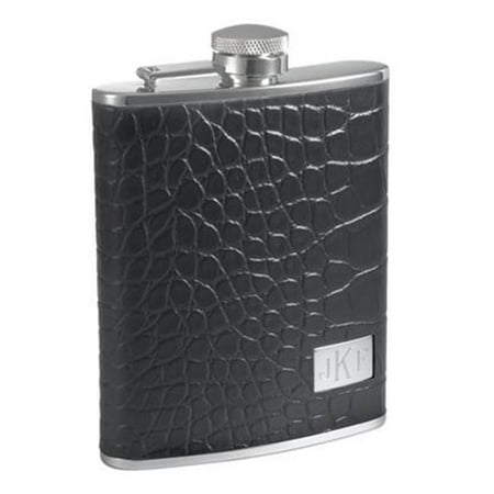 

Visol Gator Black Leather 8oz Flask