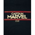 thumbnail image 2 of Marvel Chandail à Capuchon Noir pour Femmes Captain Marvel (Très Grand), 2 of 4