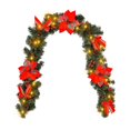 thumbnail image 1 of Decoración navideña, buzón navideño artificial de ratán, decoración de ratán, guirnalda artificial diseñada meticulosamente, 1 of 1