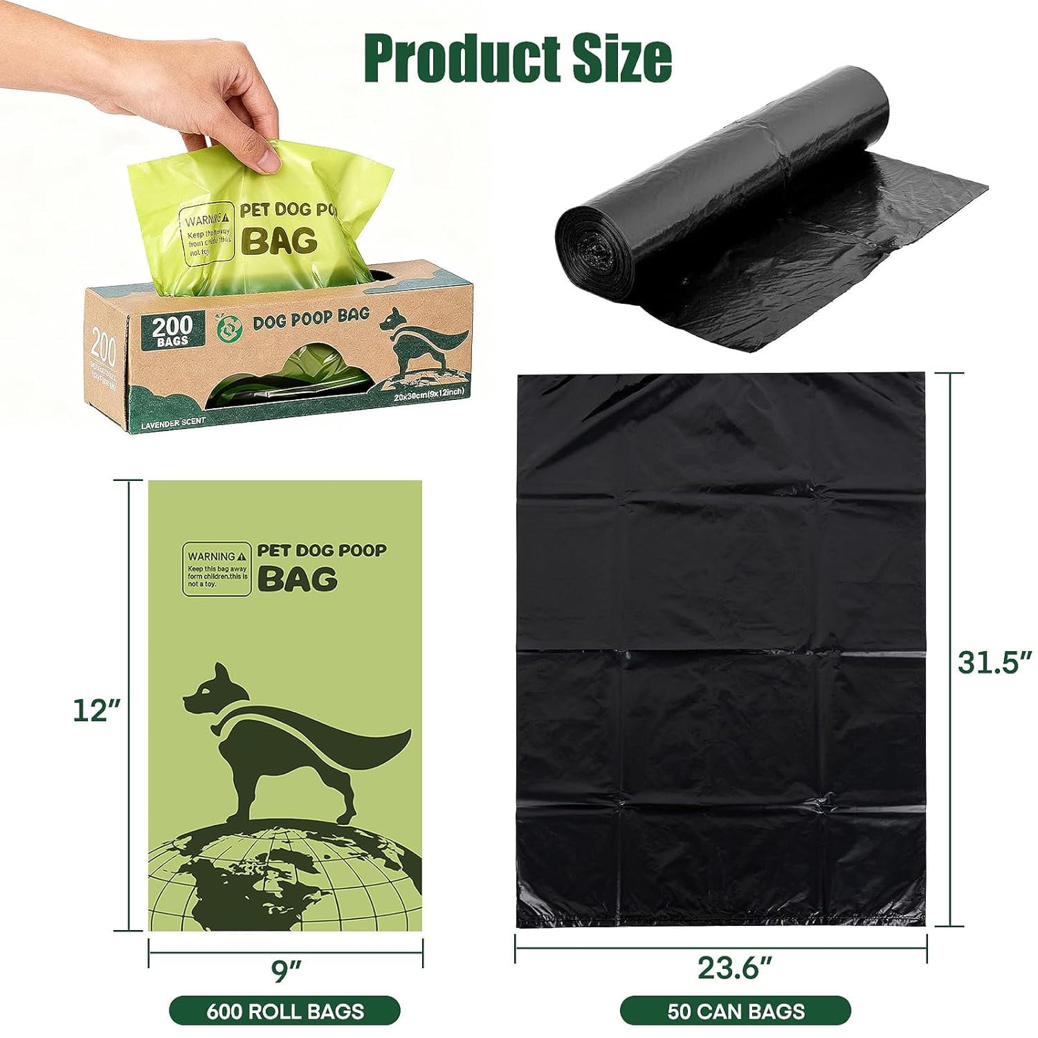 Metateel Dog Waste Station Outdoor, Pet Waste Disposal Station Rustproof Aluminum with 10 Gallon Trash Can, 600 Dog Poop Bags & 50 Liners for Parks, Trails, HOA Communities, Backyards